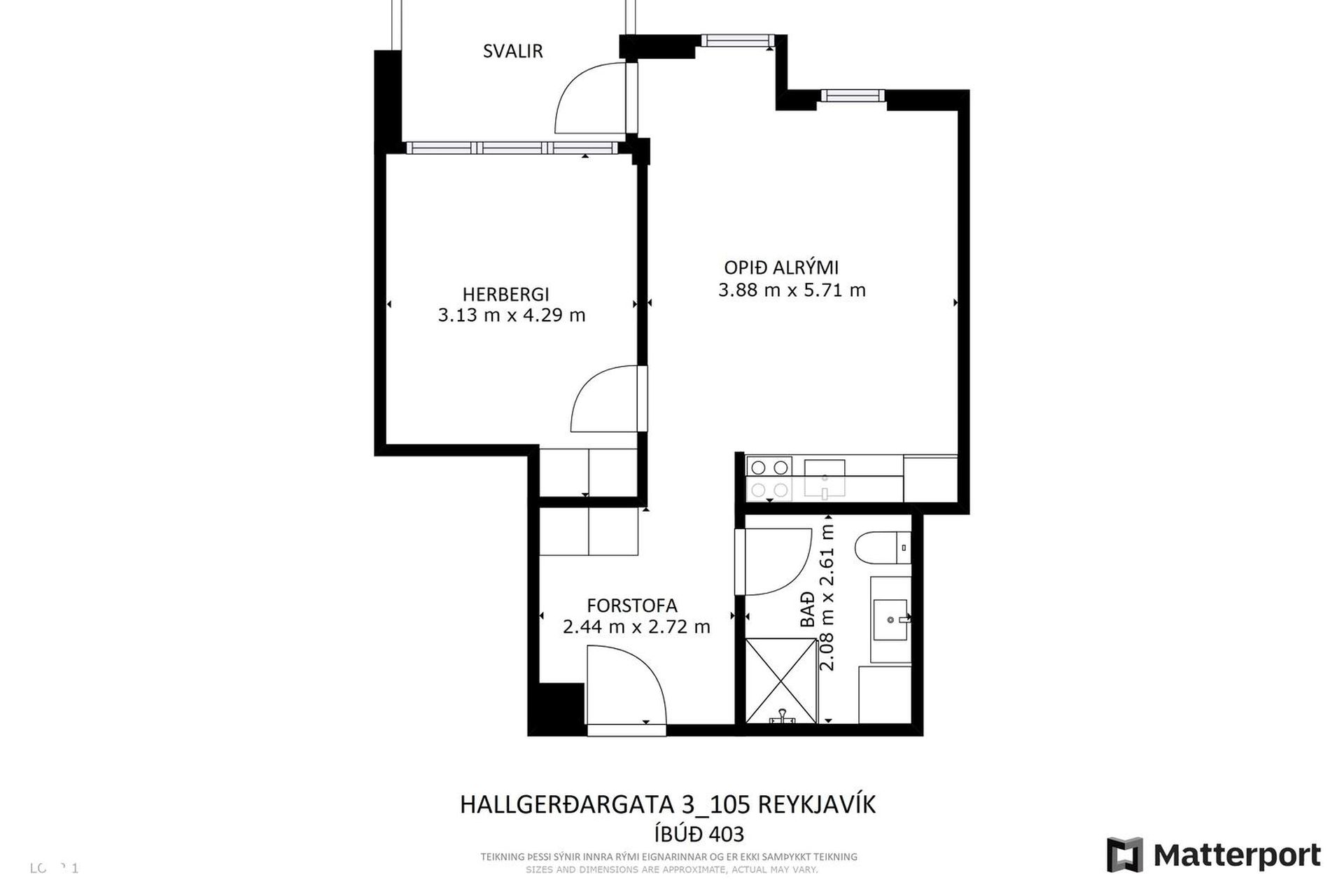 Hallgerðargata 3, 105 Reykjavík