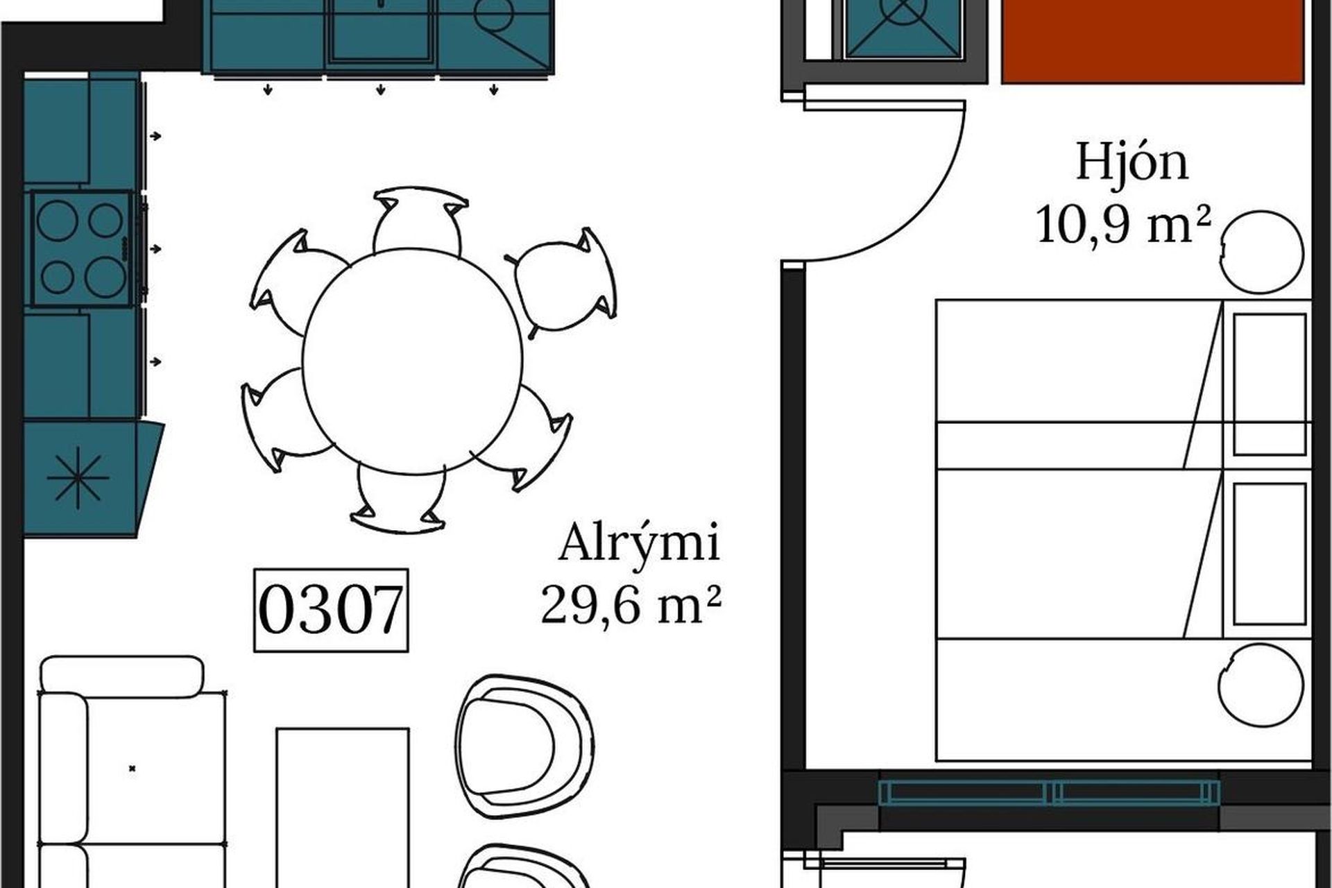 Áshamar 16 - 0307, 221 Hafnarfjörður
