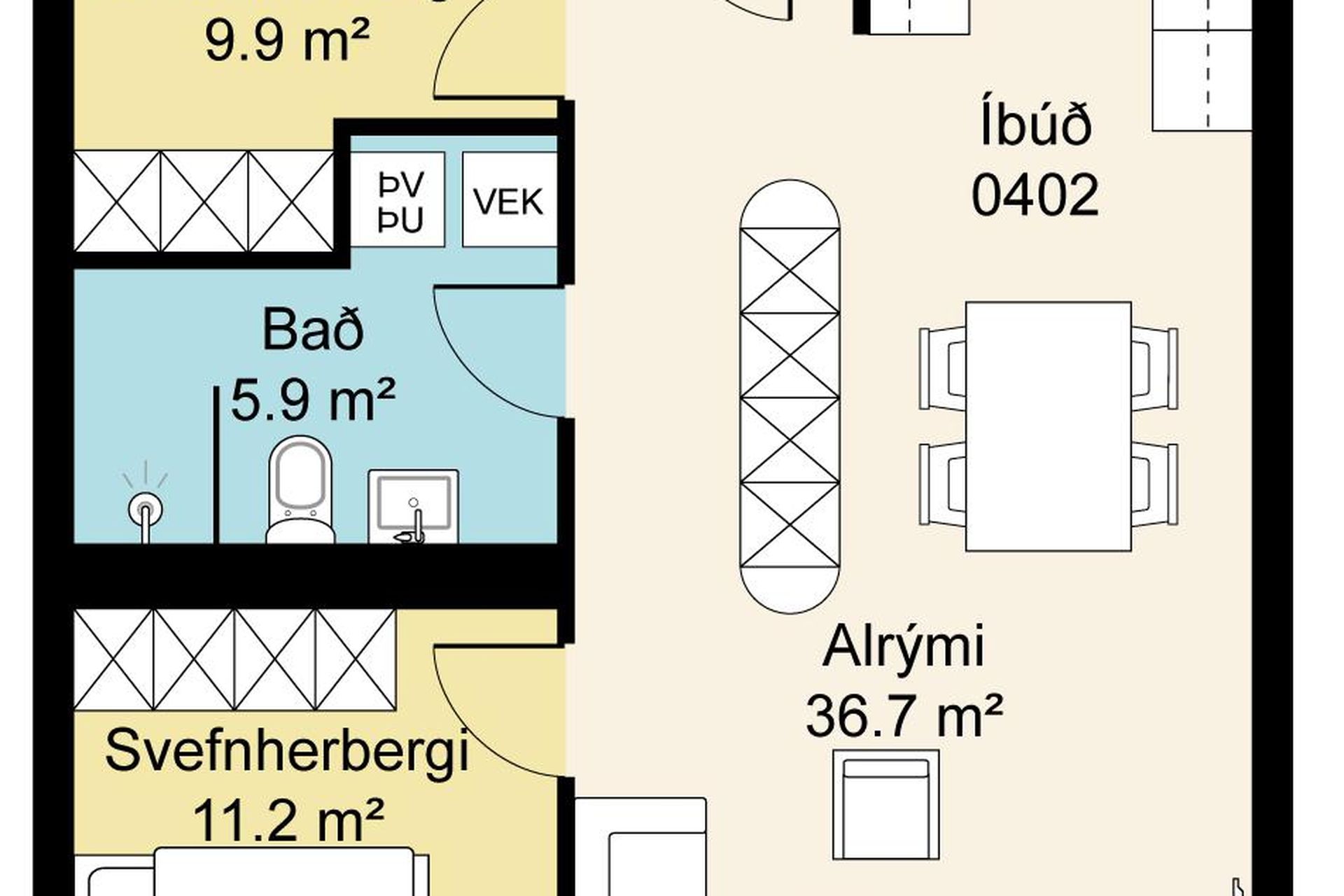 Áshamar 42 - 0103, 221 Hafnarfjörður