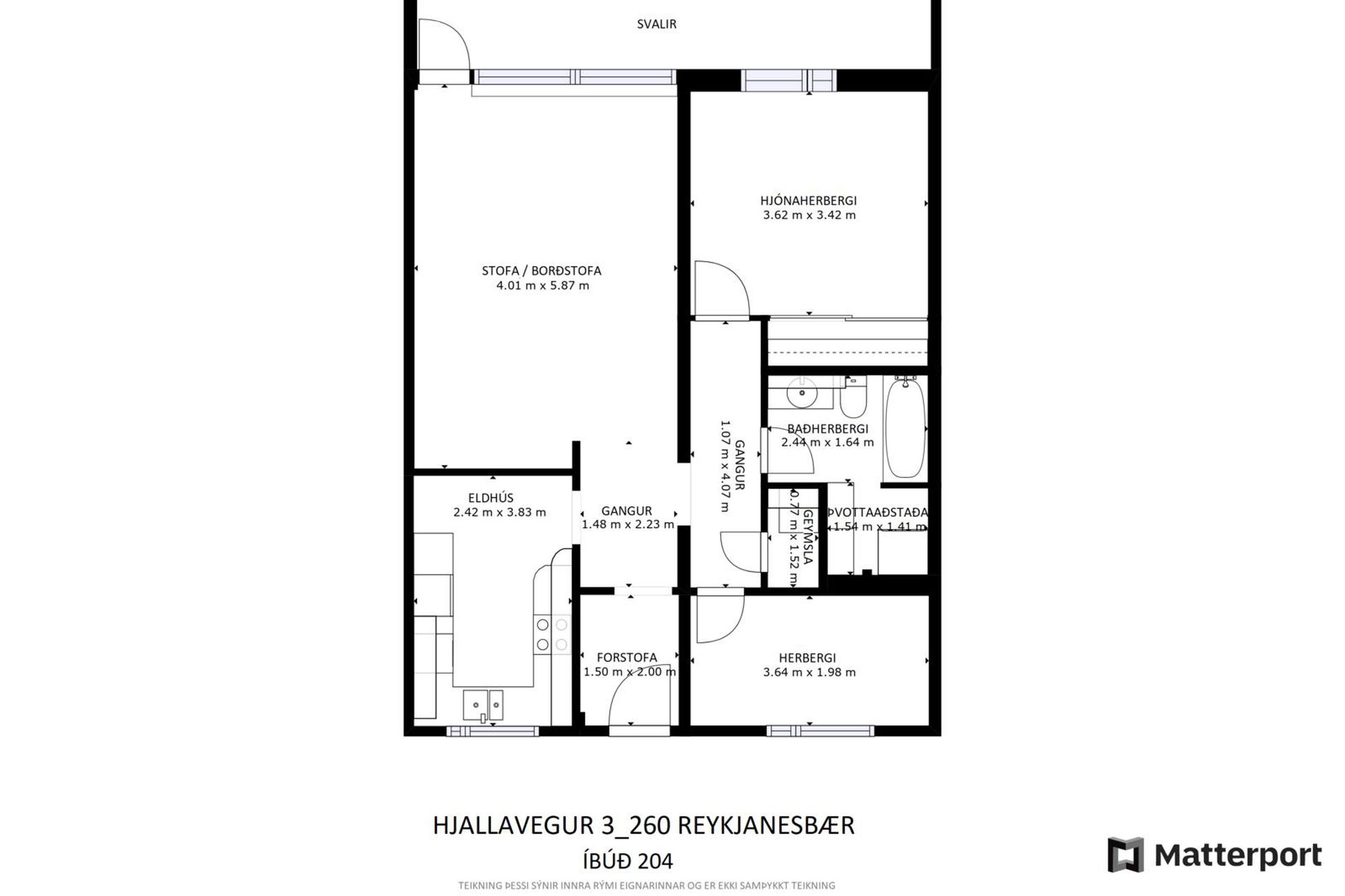 Hjallavegur 3, 260 Reykjanesbær