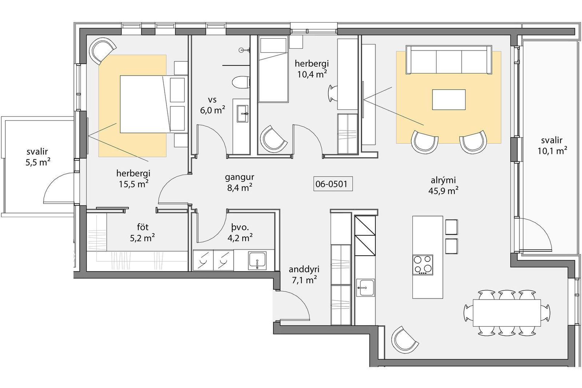 Fálkahlíð 6 - 0501, 102 Reykjavík