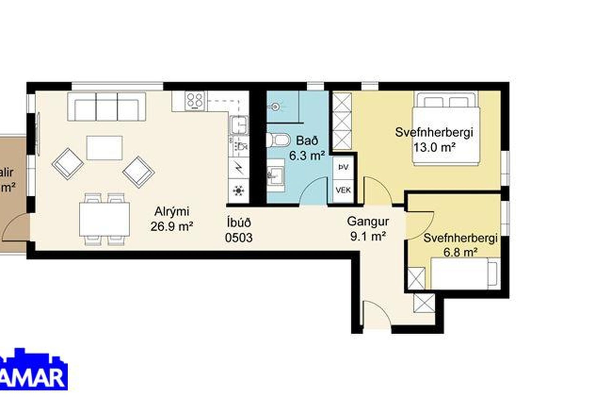 Áshamar 44, 221 Hafnarfjörður