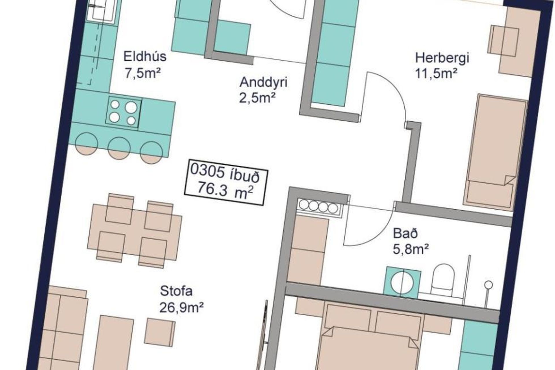 Áshamar 54 - 0111, 221 Hafnarfjörður