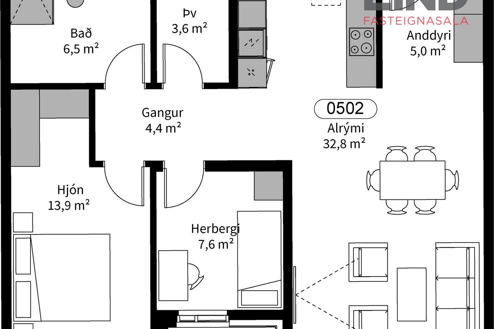 Silfursmári 2 - 0502, 201 Kópavogur