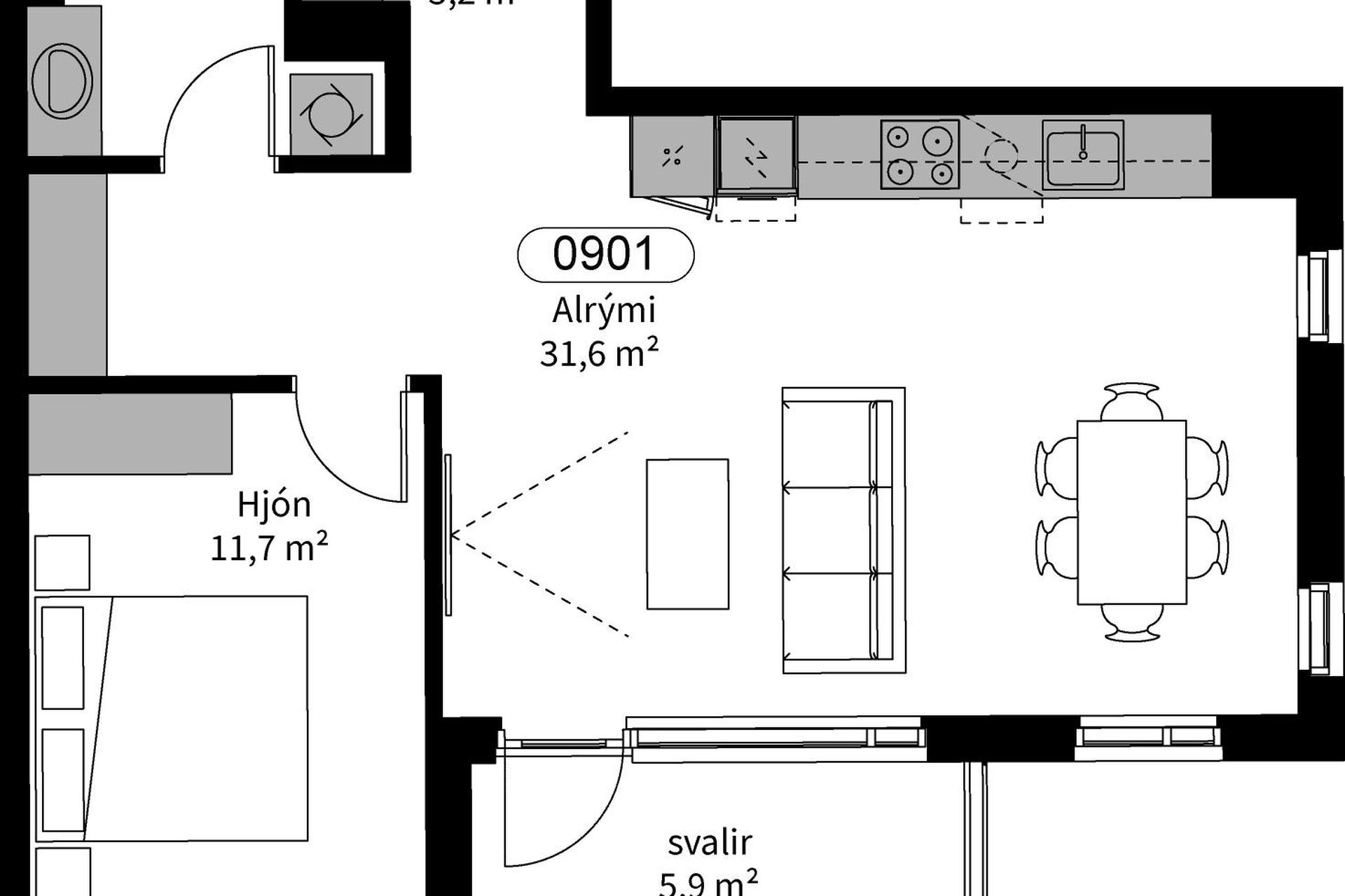 Silfursmári 2 - 0401, 201 Kópavogur
