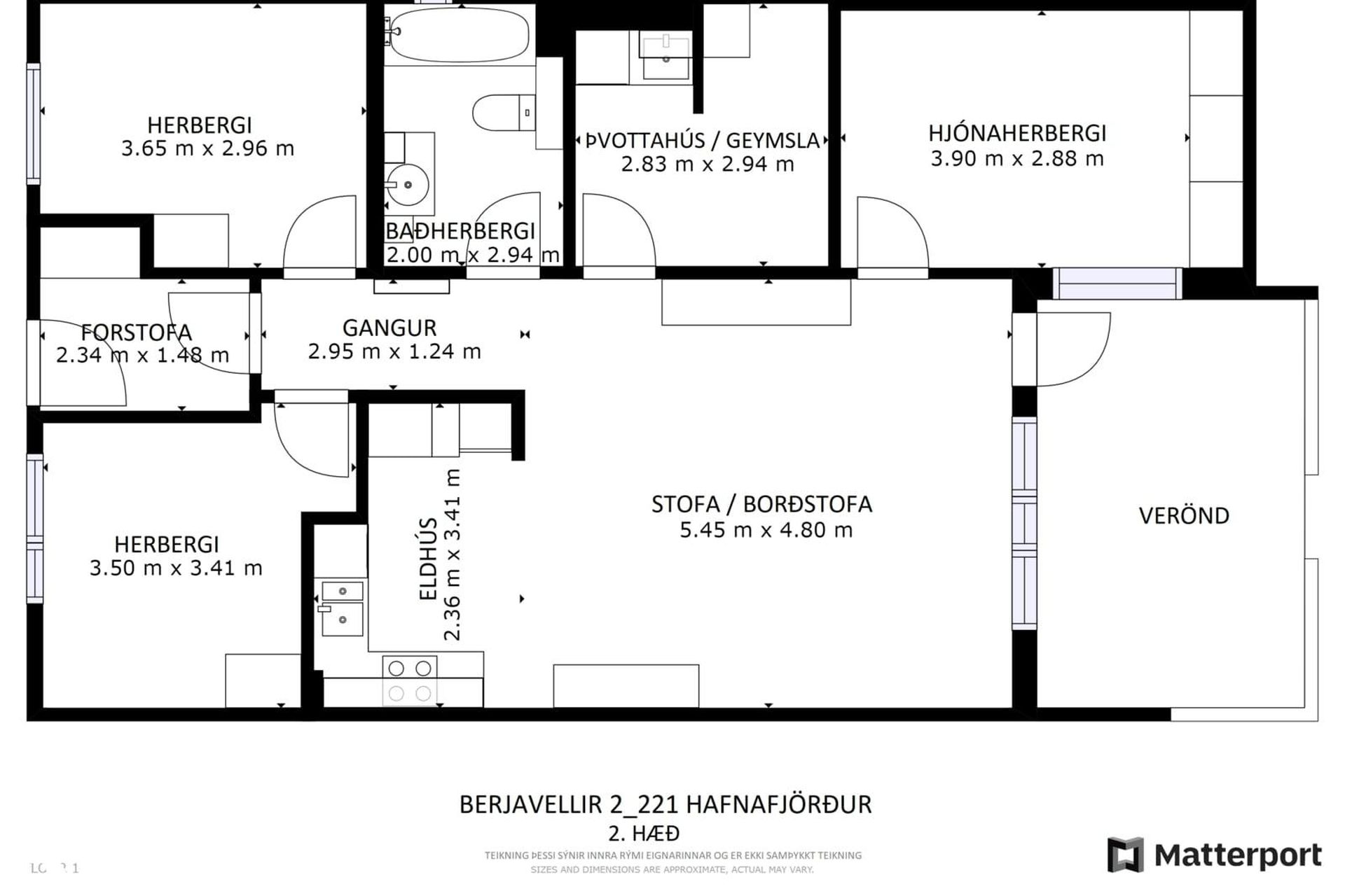 Berjavellir 2 - 0308, 221 Hafnarfjörður