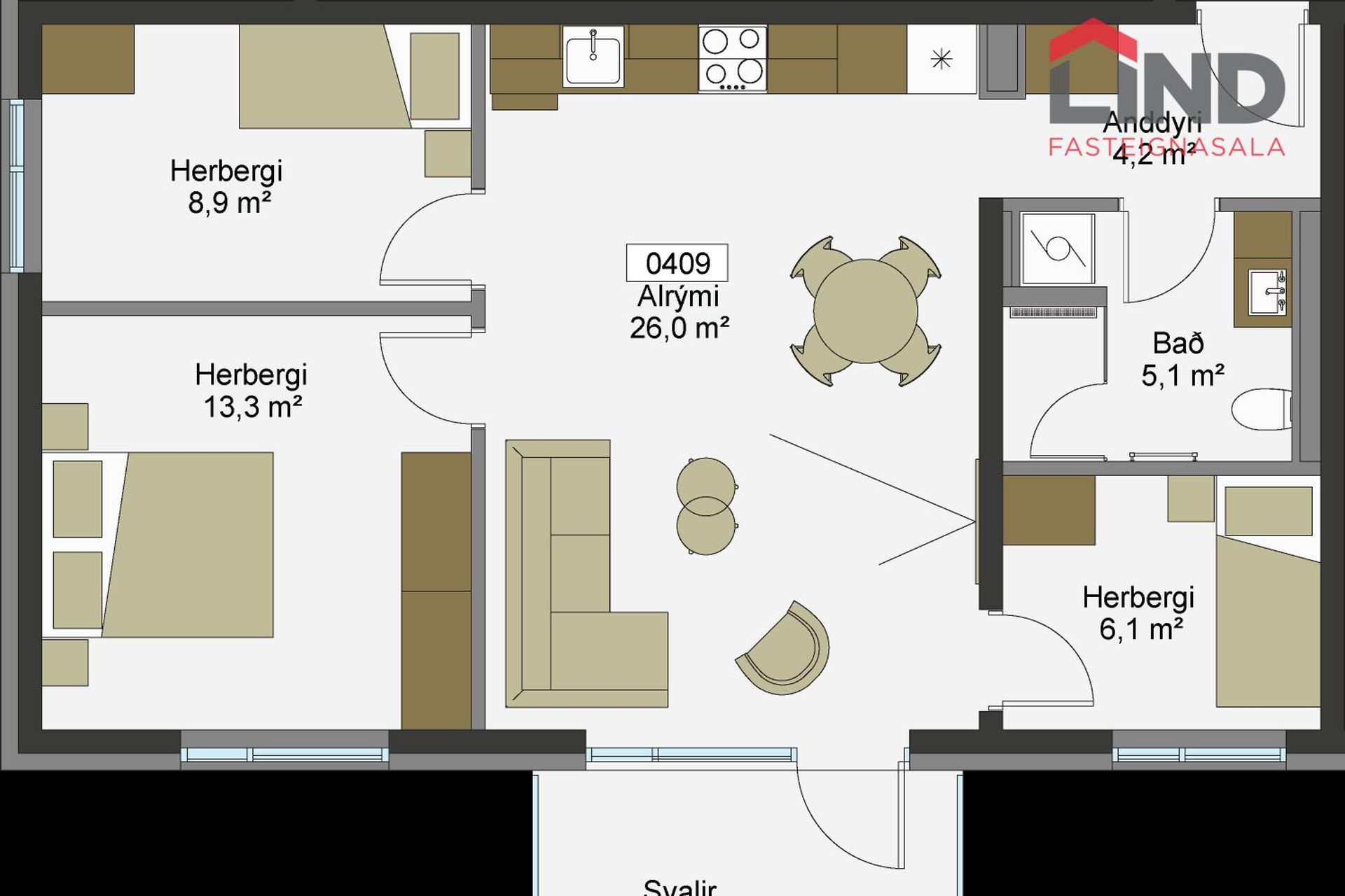 Mýrargata 35 - 0409, 101 Reykjavík