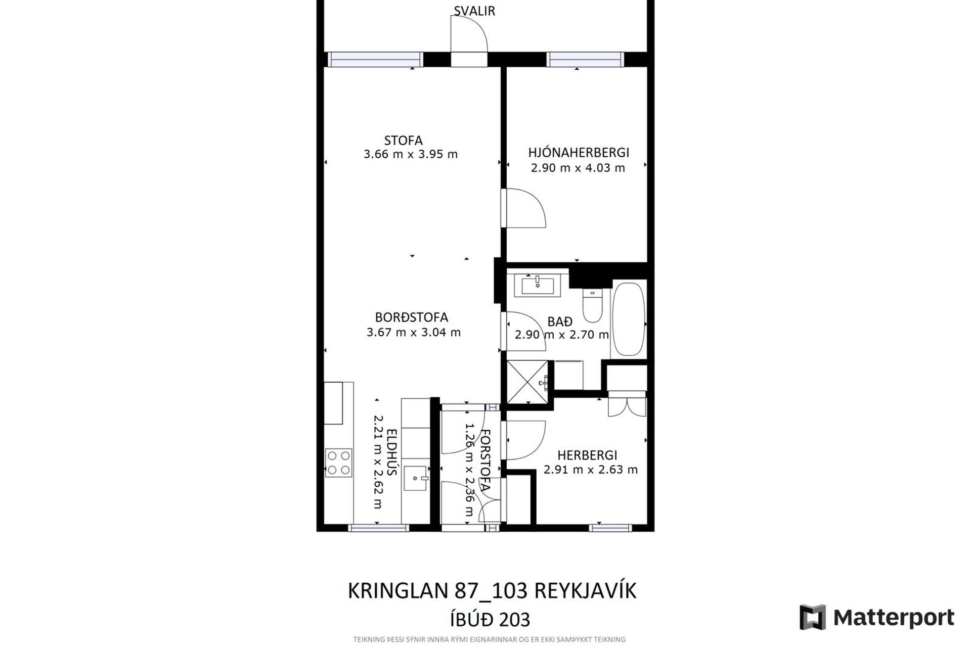 Kringlan 87 - 0202, 103 Reykjavík