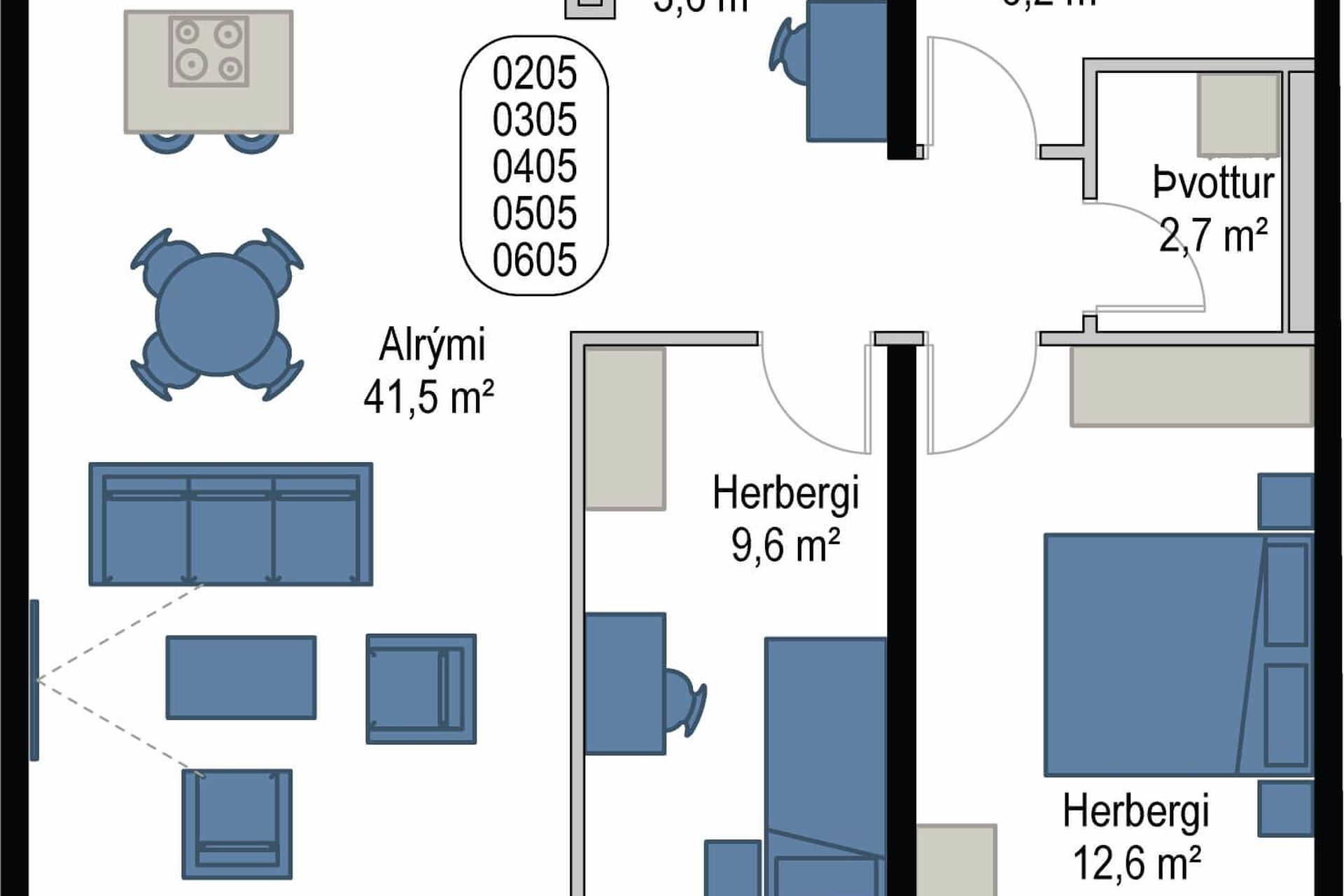 Sunnusmári 11 - 0405, 201 Kópavogur