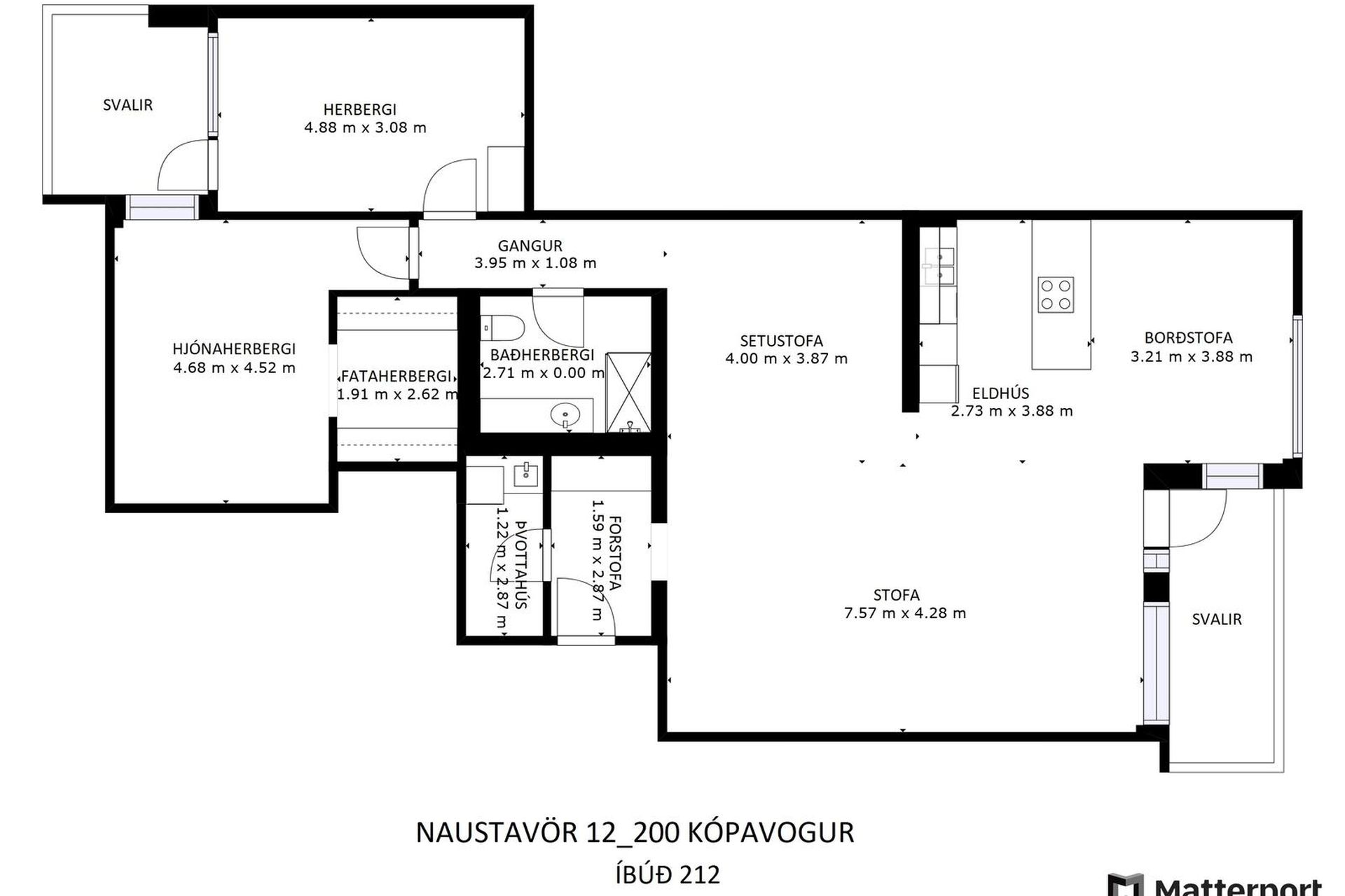 Naustavör 12, 200 Kópavogur
