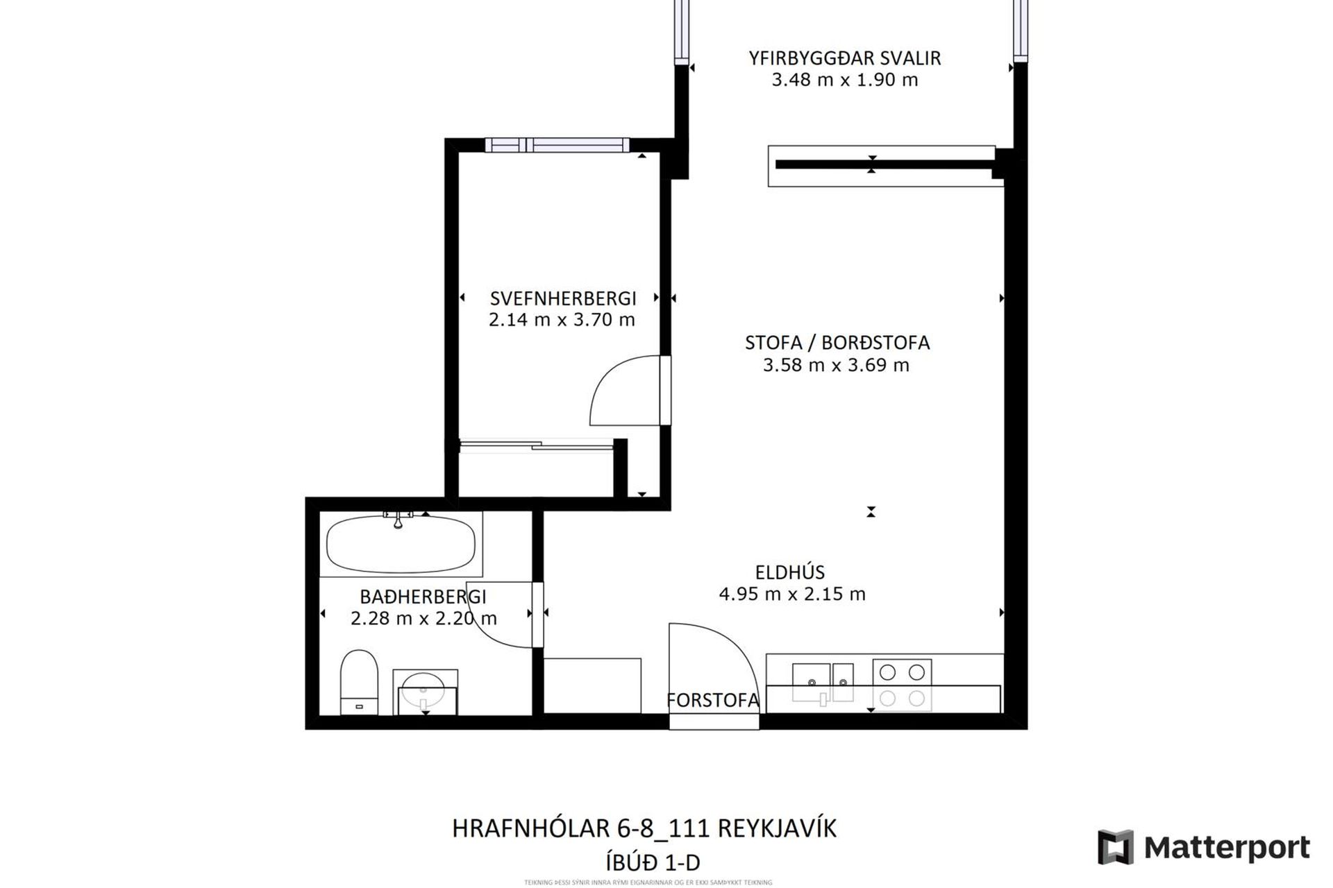 Hrafnhólar 6 6-8 - 0101, 111 Reykjavík