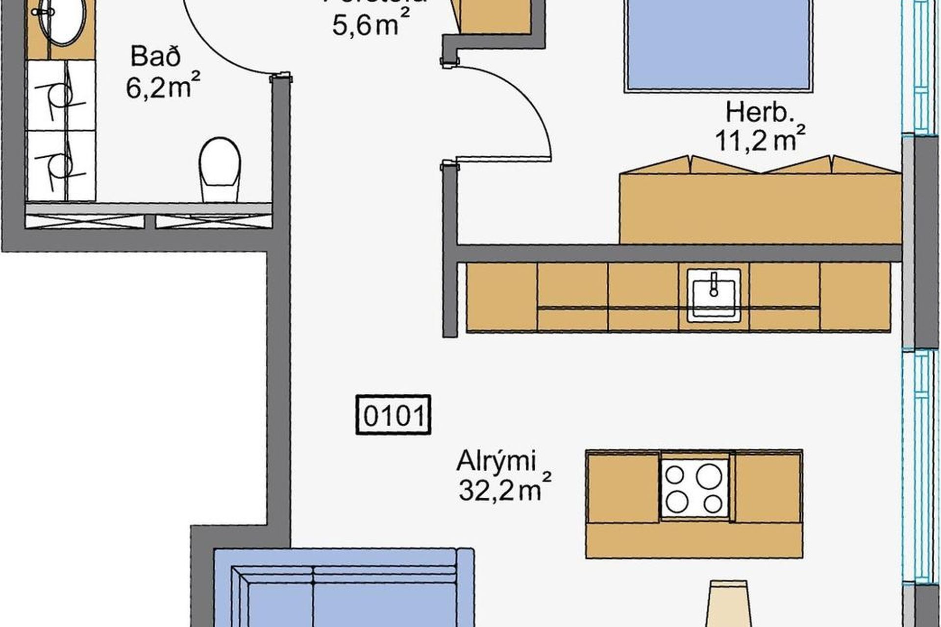 Hringhamar 37 - 0101, 221 Hafnarfjörður