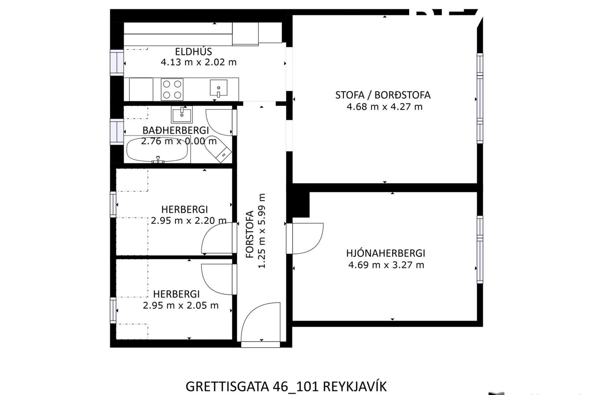 Grettisgata 46, 101 Reykjavík