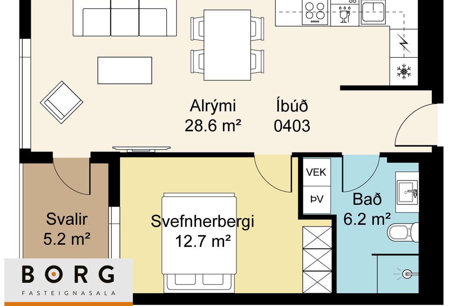 Áshamar 44 - 0403, 221 Hafnarfjörður