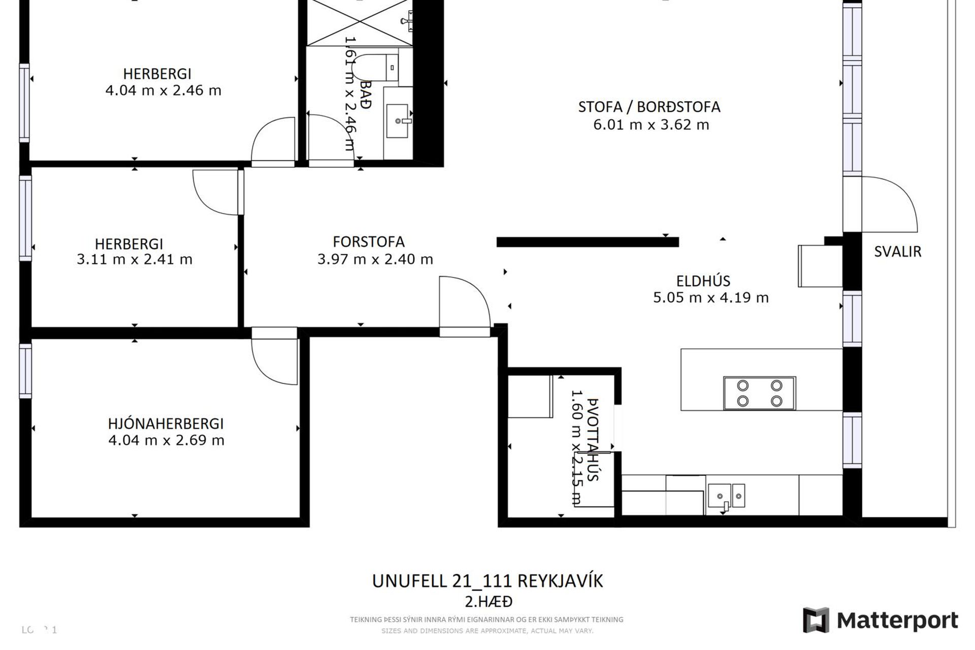 Unufell 21, 111 Reykjavík