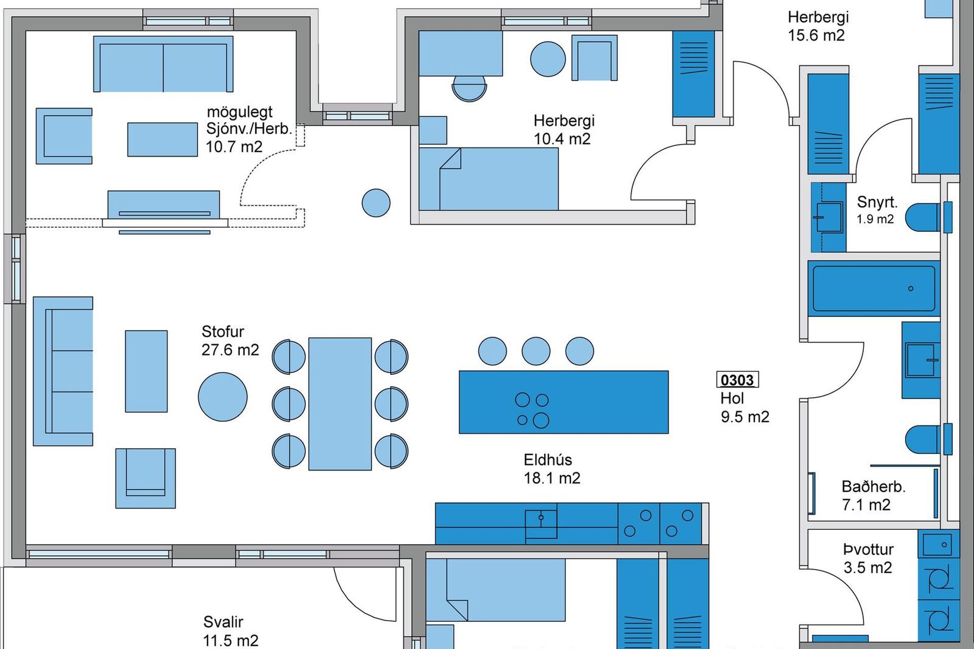 Holtsvegur 53 - 0203, 210 Garðabær