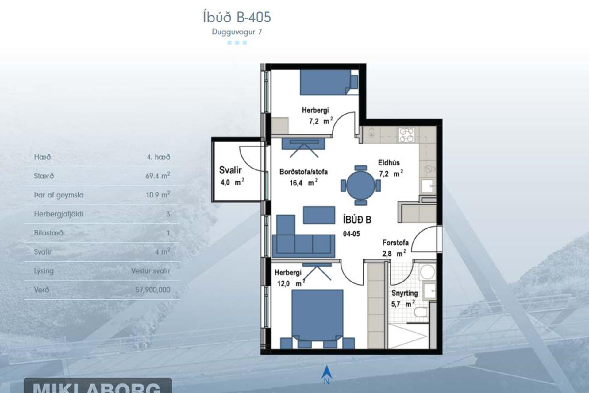 Dugguvogur 7, 104 Reykjavík