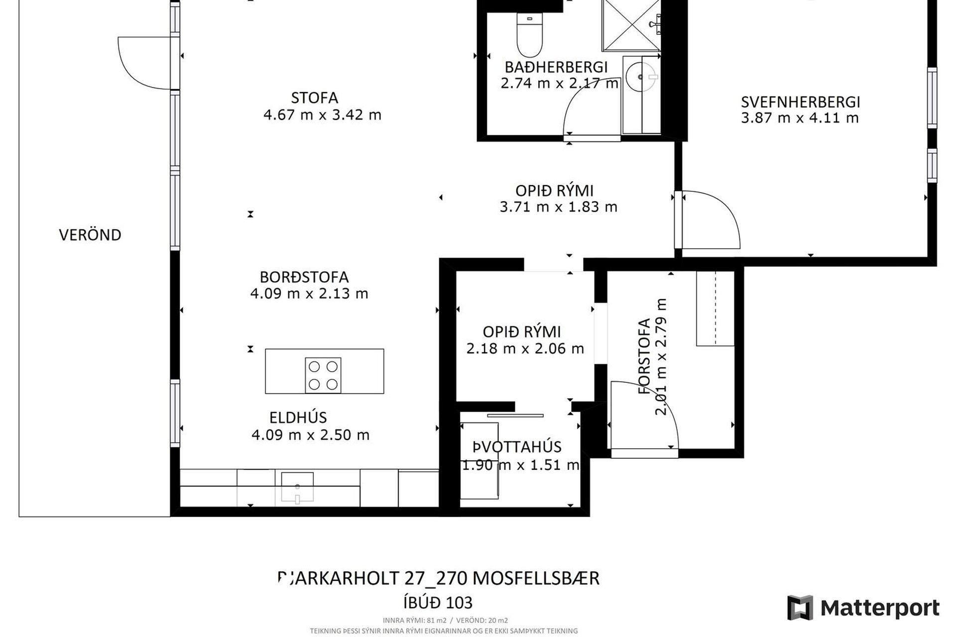 Bjarkarholt 27, 270 Mosfellsbær