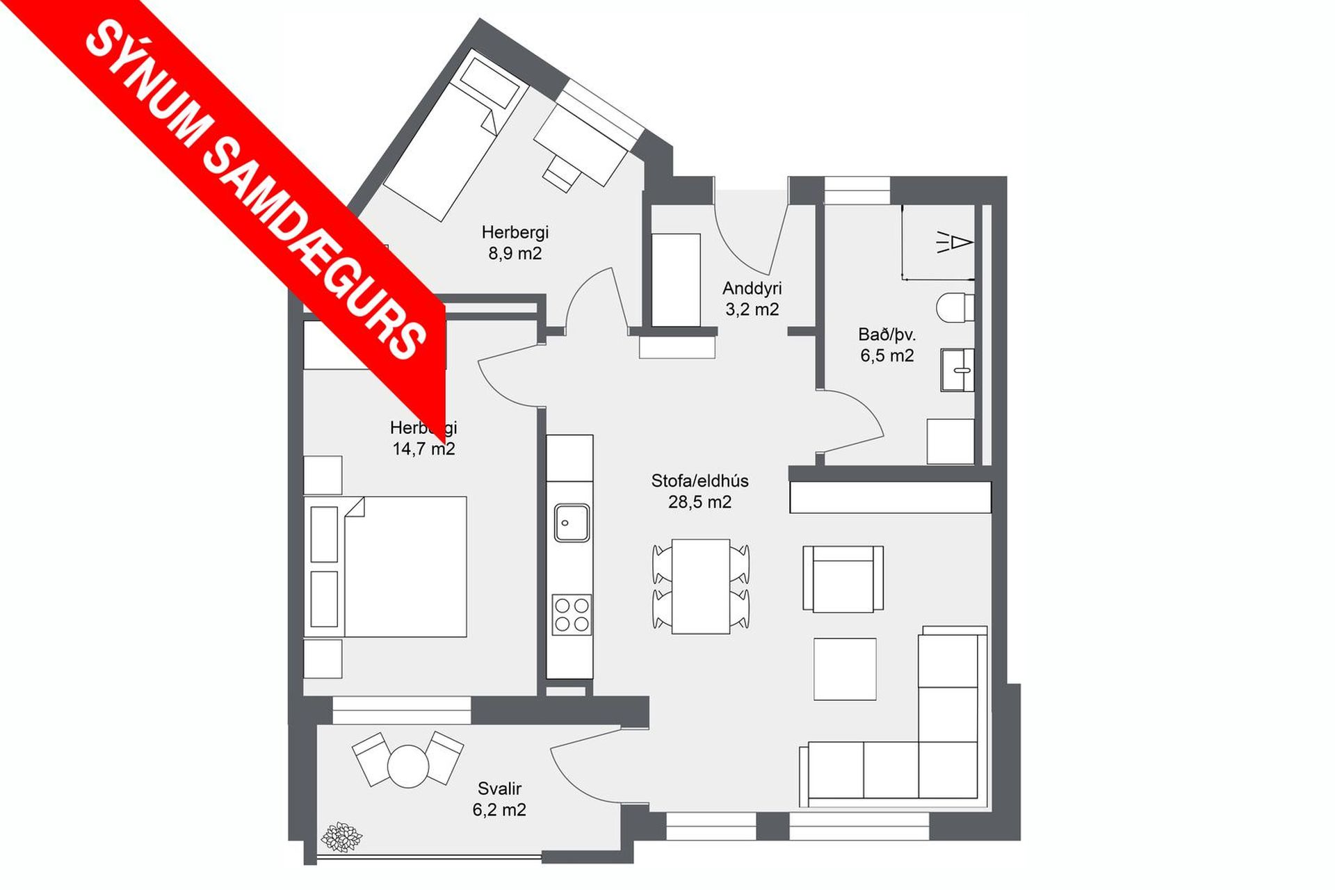 Snorrabraut 62 - 0304, 105 Reykjavík