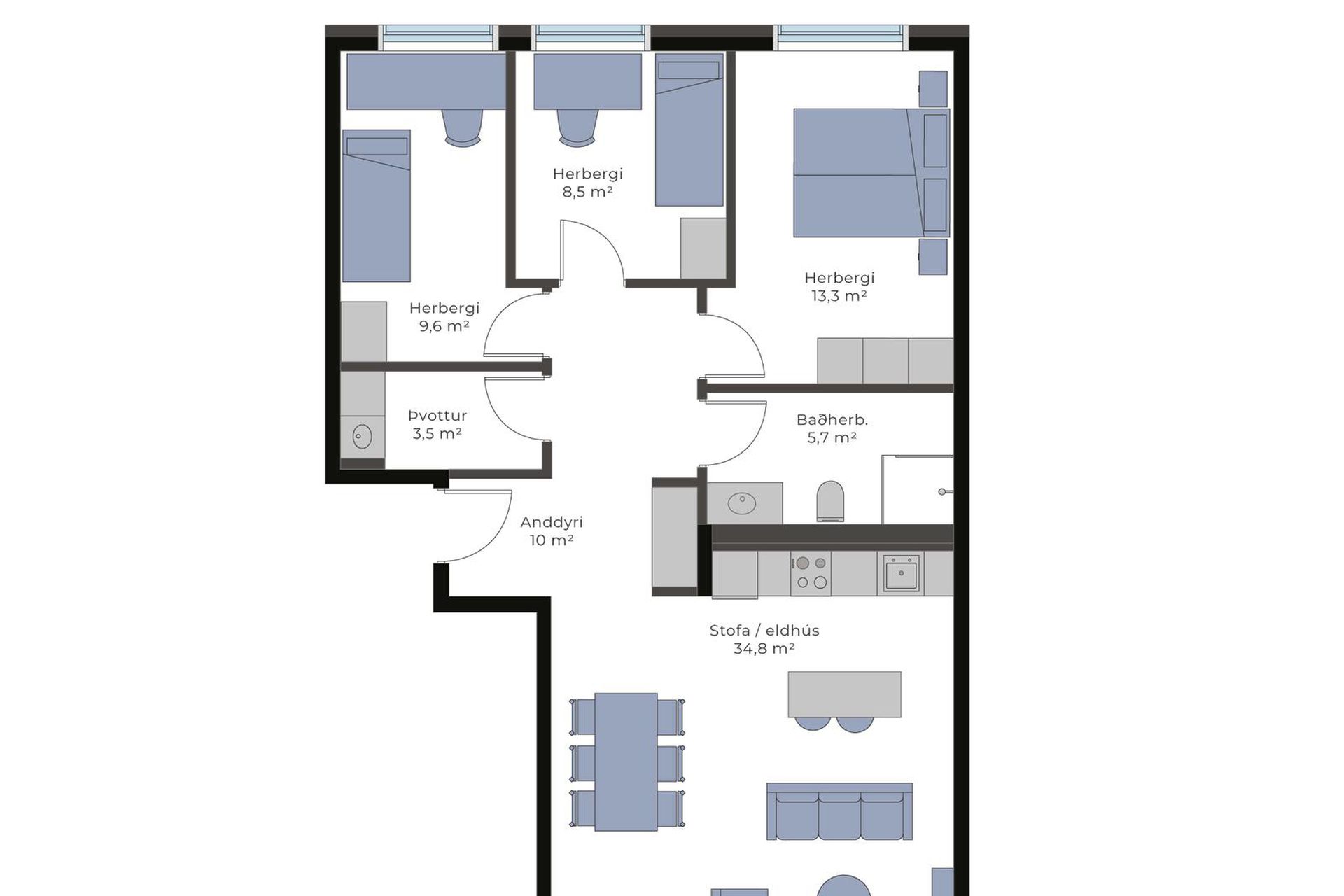 Hallgerðargata 1, 105 Reykjavík