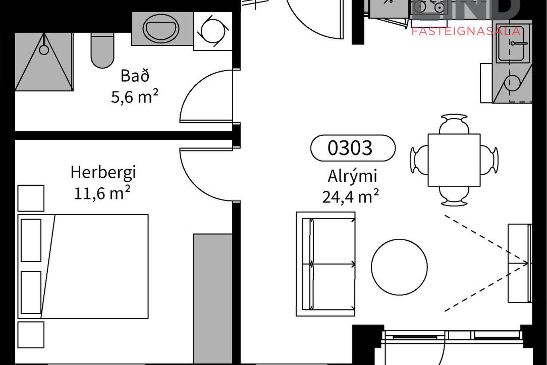 Silfursmári 4 - 0302, 201 Kópavogur