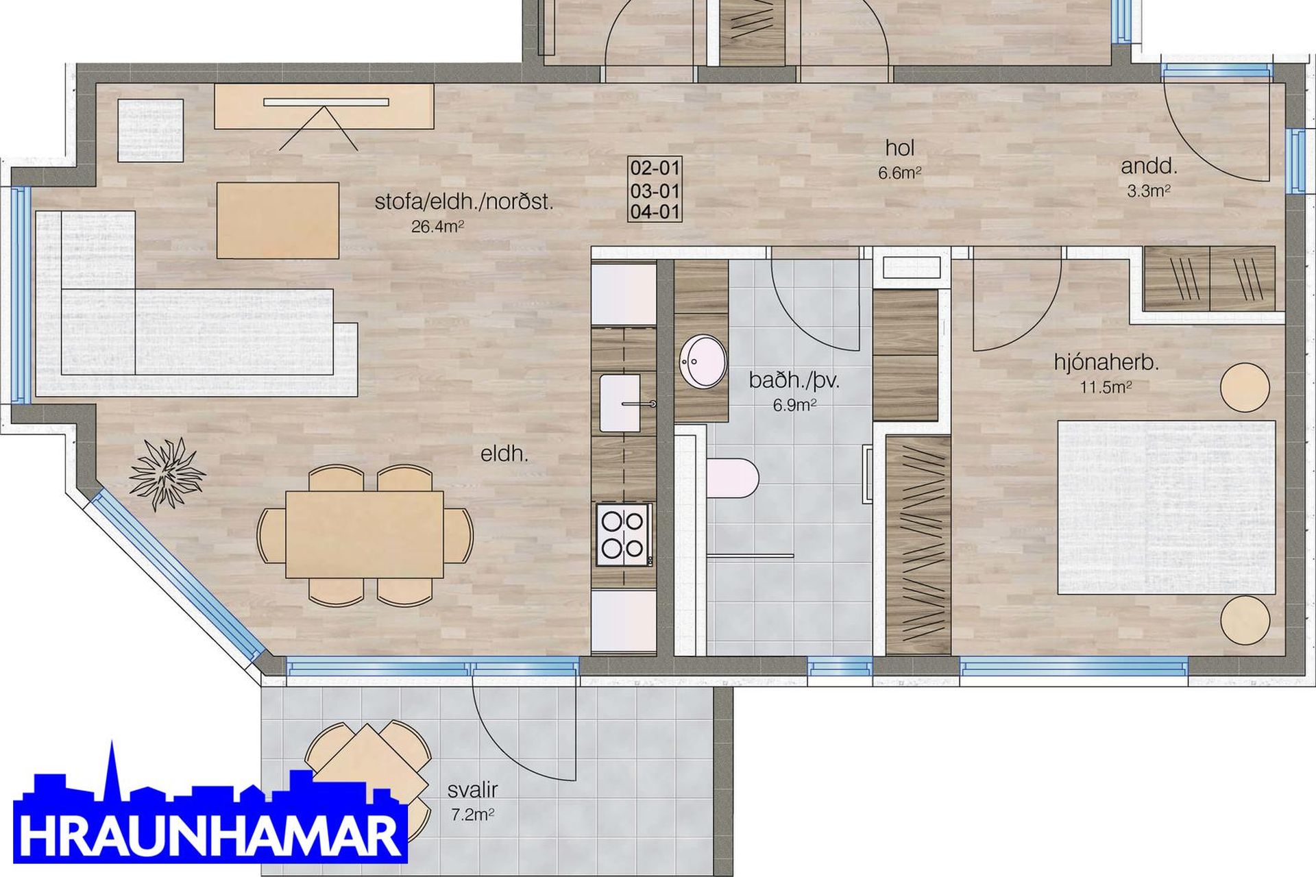 Hringhamar 1, 221 Hafnarfjörður