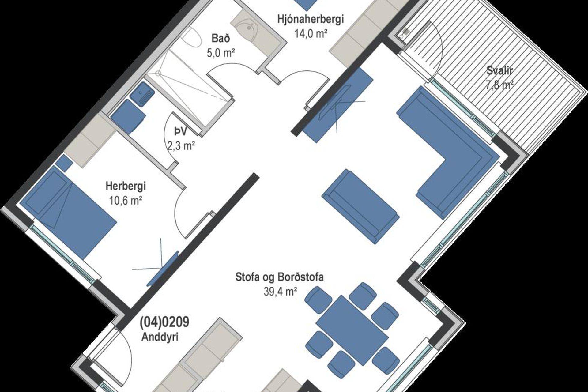 Skektuvogur 6 - 0209, 104 Reykjavík