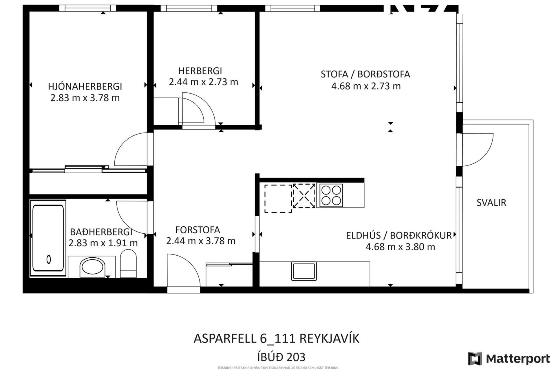 Asparfell 6, 111 Reykjavík