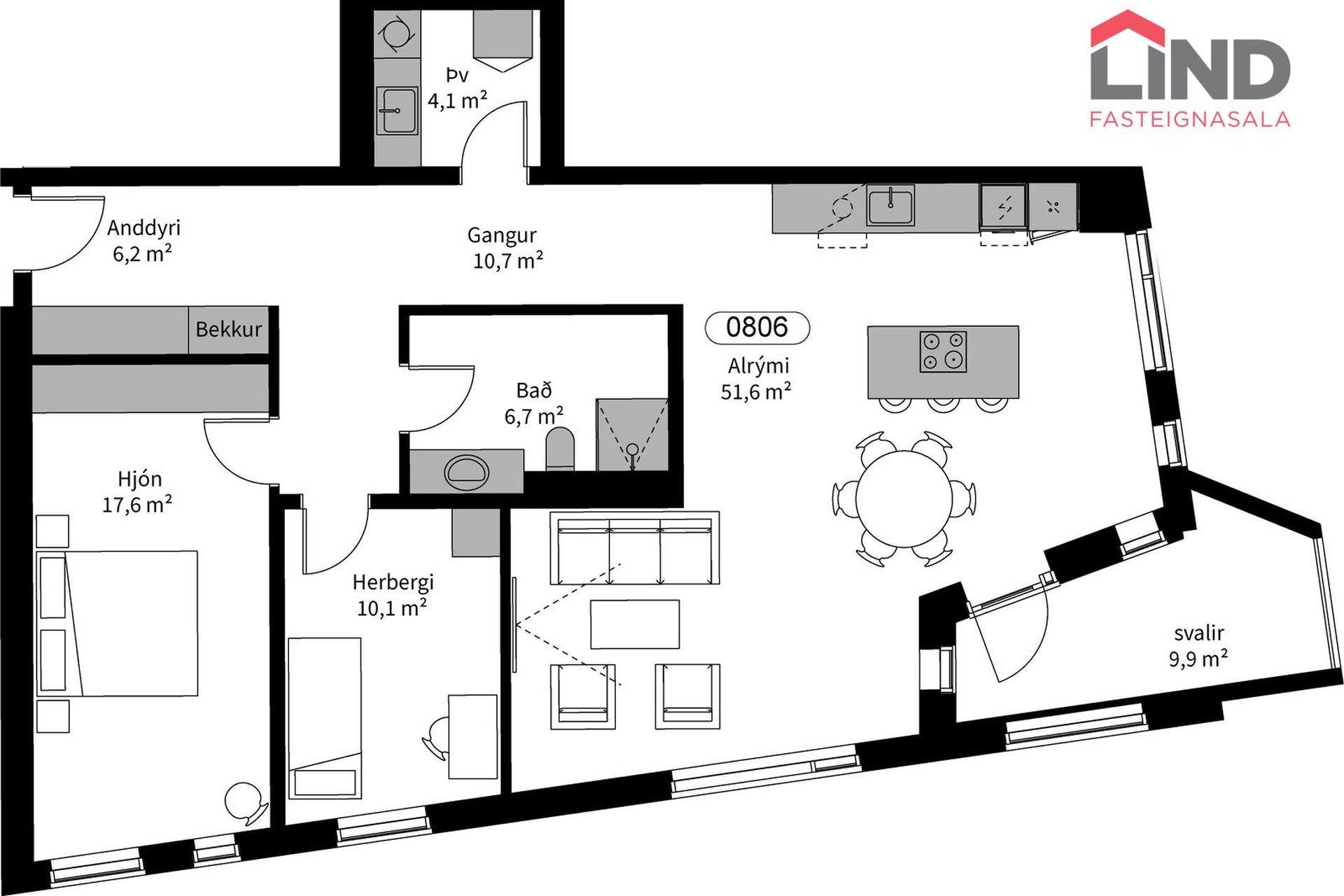 Silfursmári 2 - 0806, 201 Kópavogur