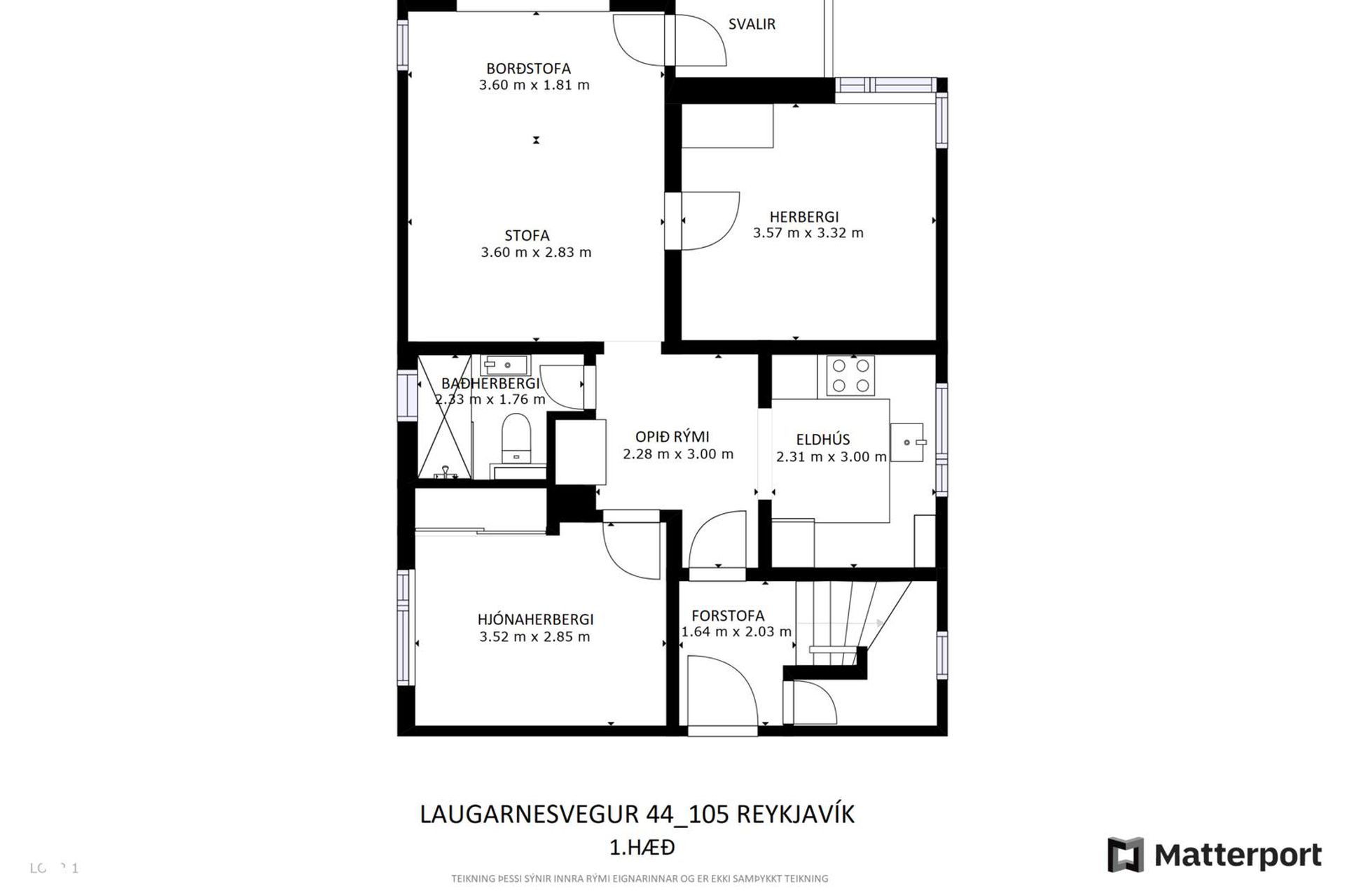 Laugarnesvegur 44, 105 Reykjavík