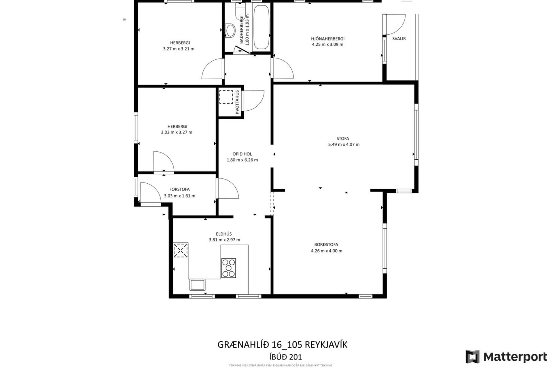 Grænahlíð 16, 105 Reykjavík