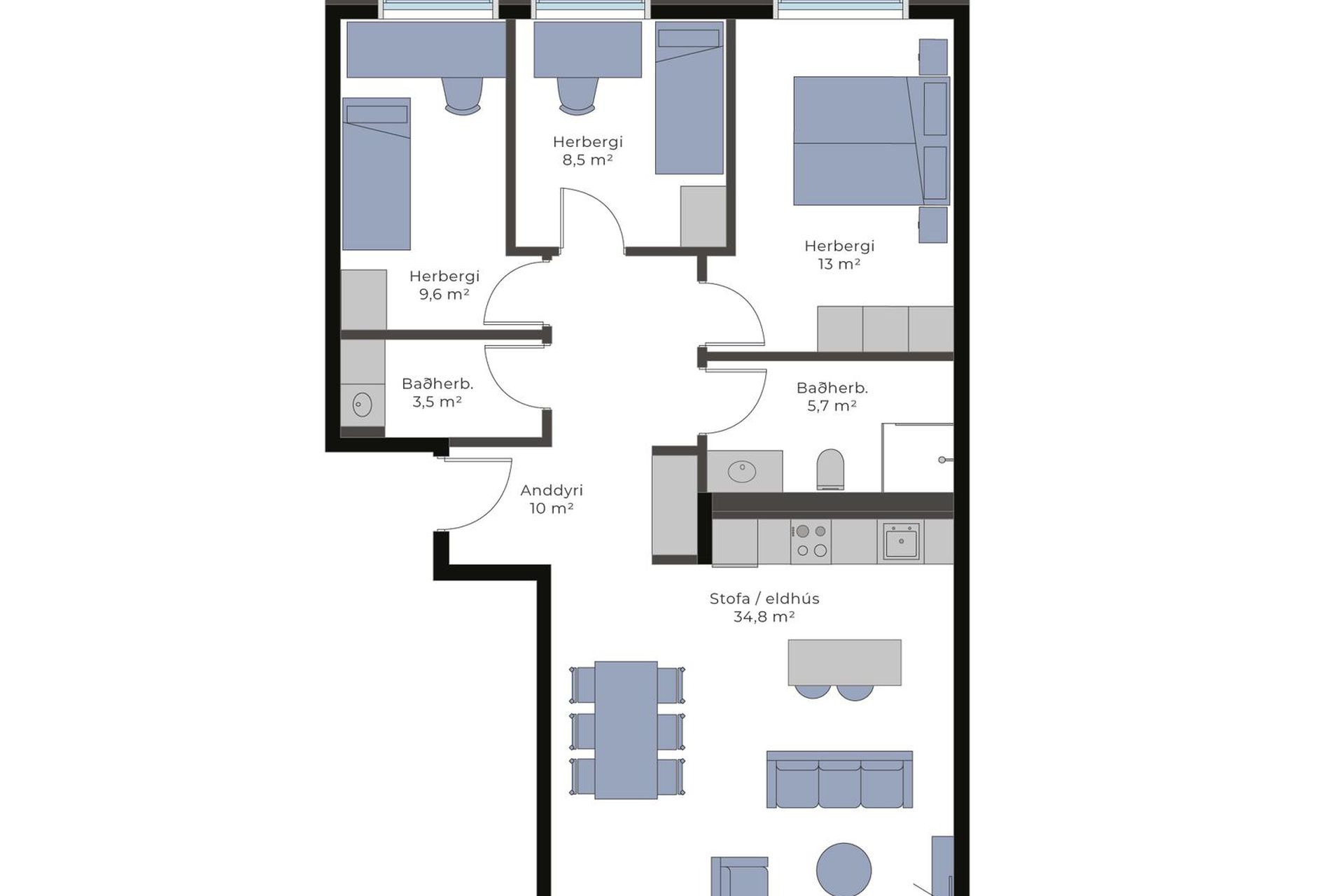 Hallgerðargata 1, 105 Reykjavík