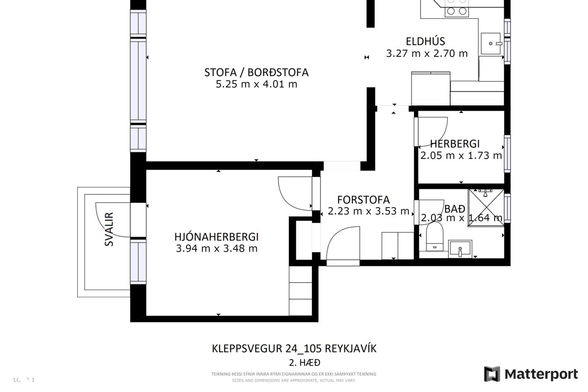 Kleppsvegur 24, 105 Reykjavík