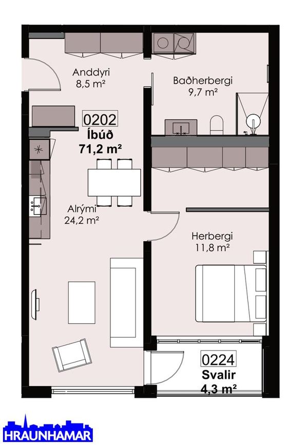 Strandgata 26, 220 Hafnarfjörður