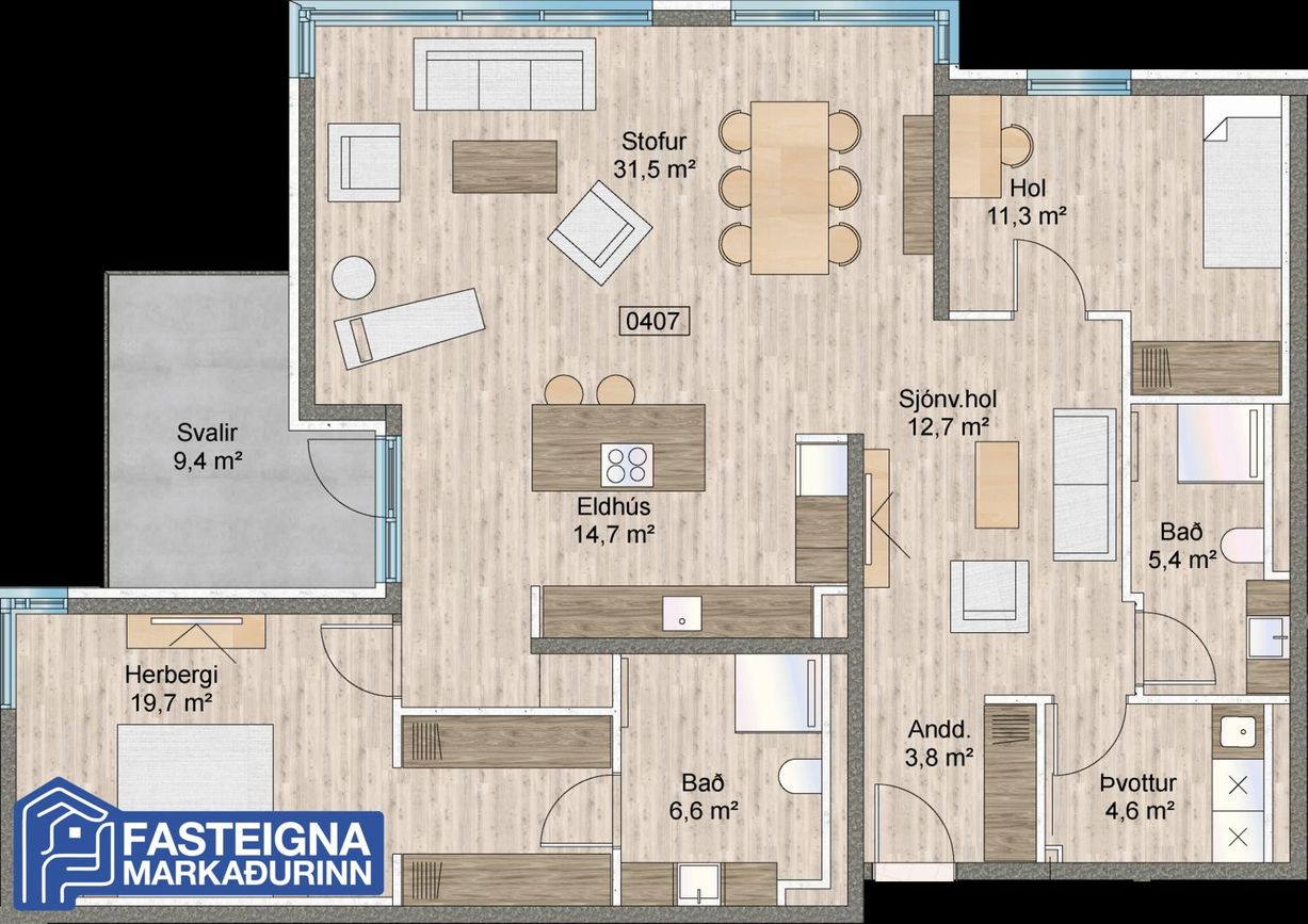 Naustavör 62, 200 Kópavogur