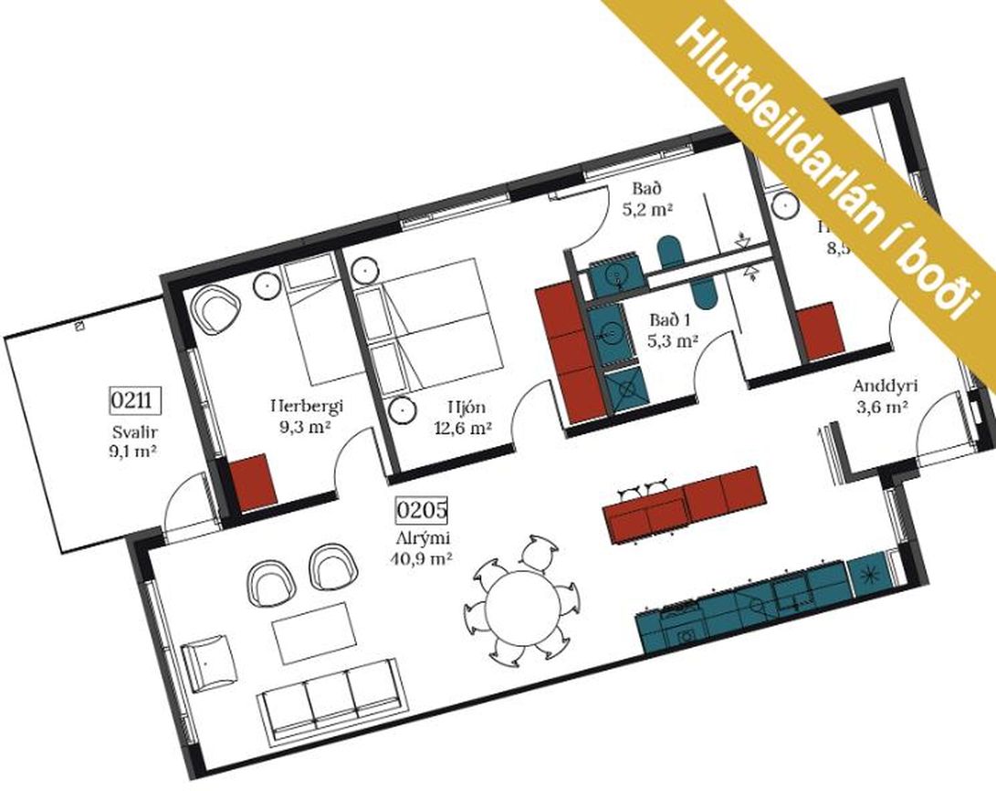 Áshamar 22 - 0205, 221 Hafnarfjörður