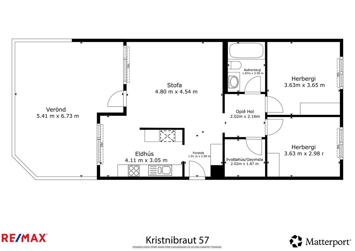 Kristnibraut 57, 113 Reykjavík