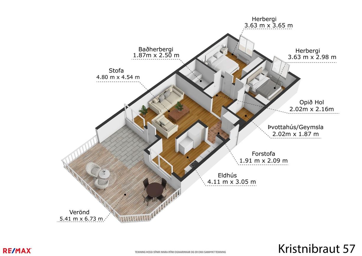 Kristnibraut 57, 113 Reykjavík