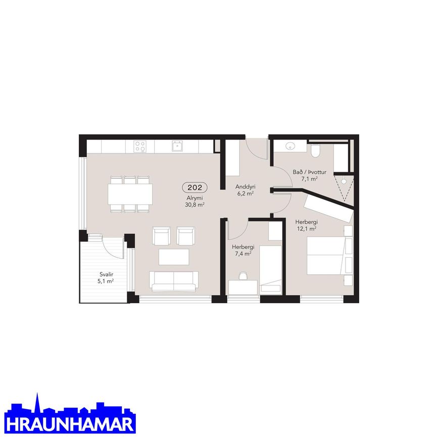 Apalskarð 8B, 221 Hafnarfjörður