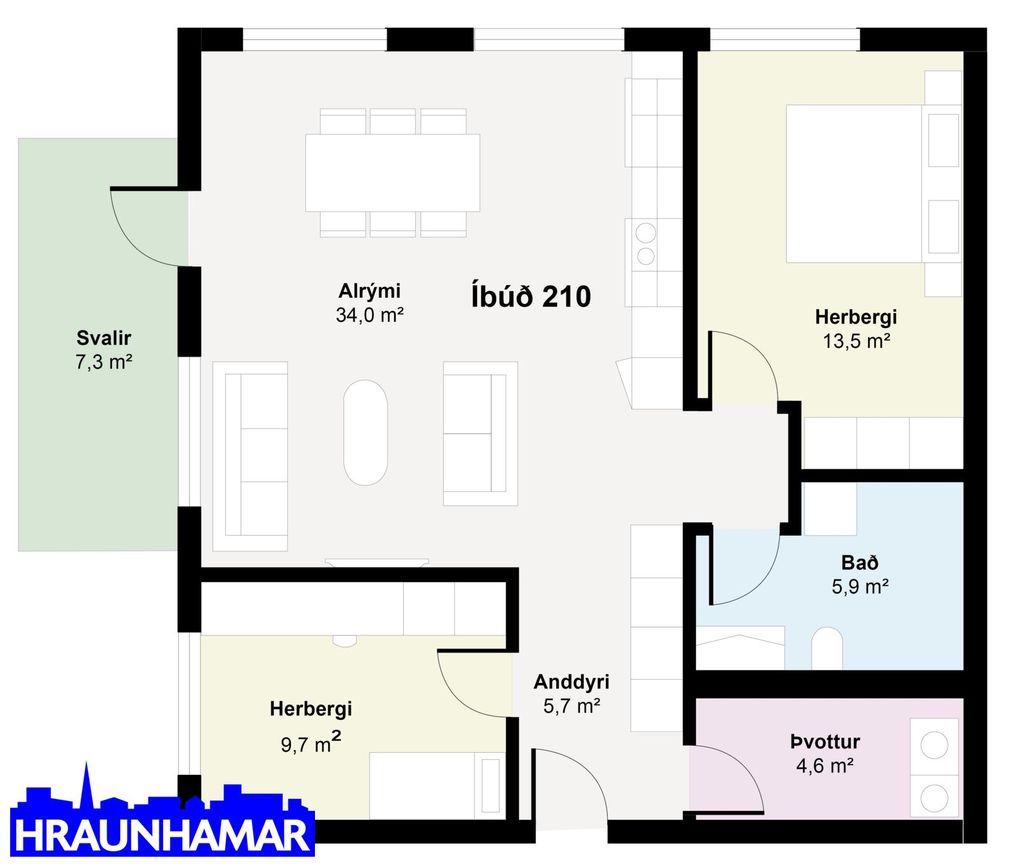 Baughamar 7, 221 Hafnarfjörður