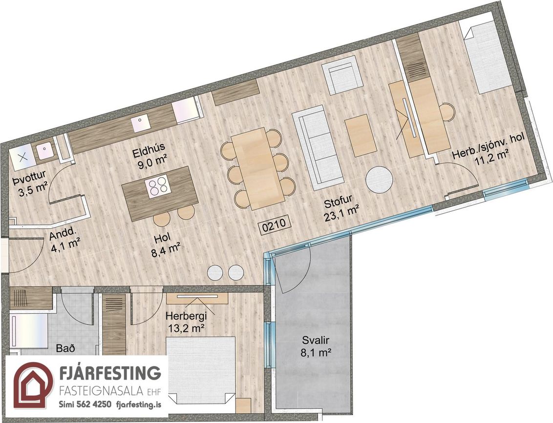 Naustavör 62 - 0210, 200 Kópavogur