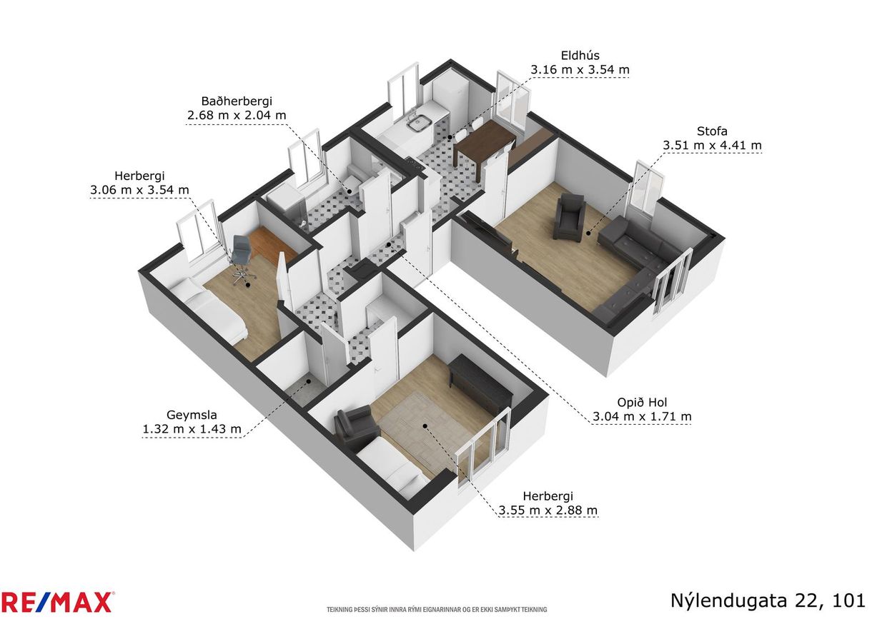 Nýlendugata 22, 101 Reykjavík