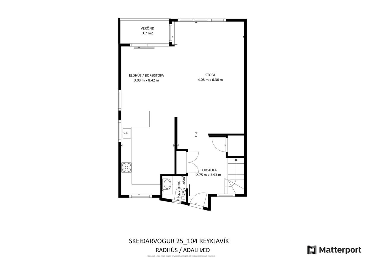 Skeiðarvogur 25 - 0101, 104 Reykjavík