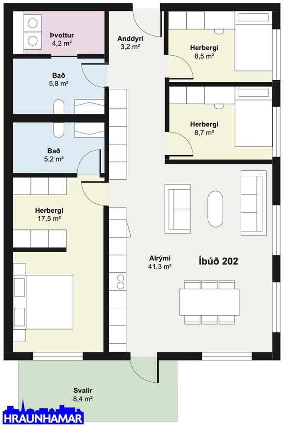 Baughamar 5, 221 Hafnarfjörður