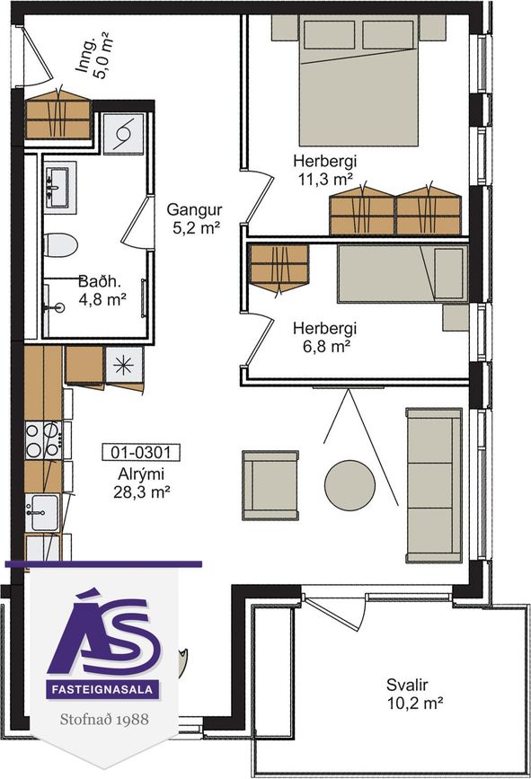 Hringhamar 31 - 0301, 221 Hafnarfjörður