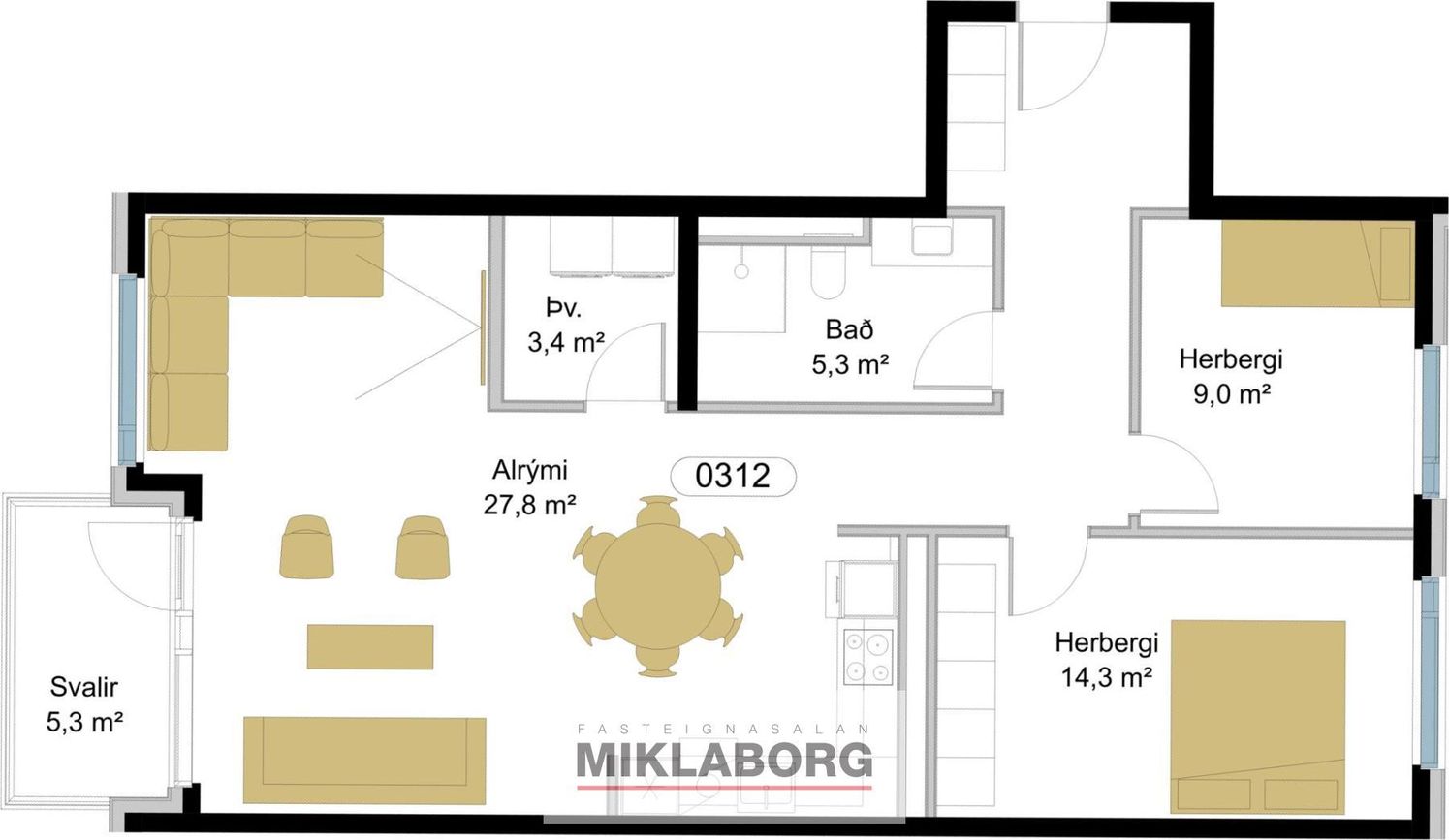 Borgartún 53 - 0312, 105 Reykjavík