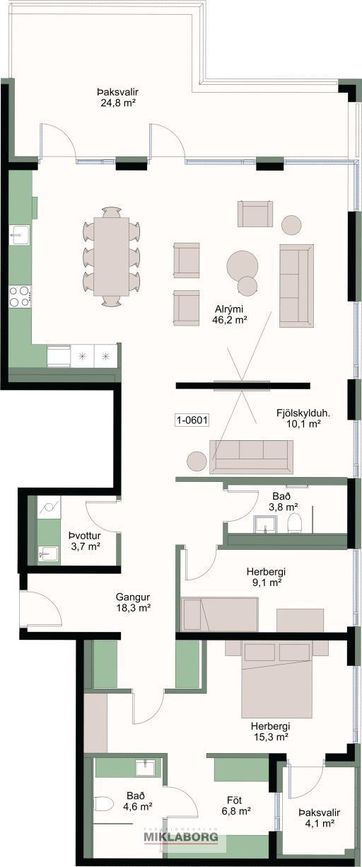 Mýrargata 43 - 0601, 101 Reykjavík