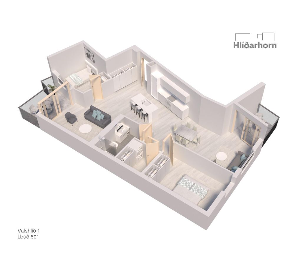 Valshlíð 1 - 0501, 102 Reykjavík