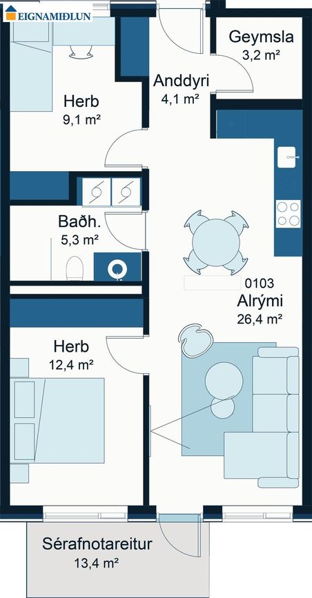 Klettamói 6, 815 Sveitarfélagið Ölfus