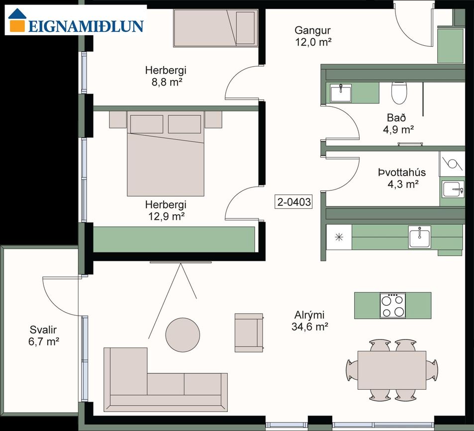 Ánanaust 3 - 0403, 101 Reykjavík